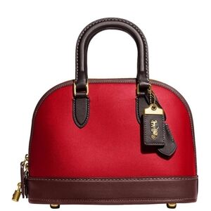 Coach 1941 Revel Red Leather Satchel